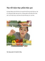 Mẹo tiết kiệm thực phẩm hiệu quả pdf
