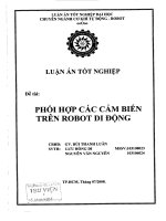 Phối hợp các cảm biến trên robot di động