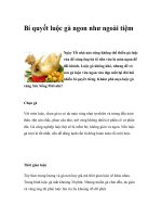 Bí quyết luộc gà ngon như ngoài tiệm pptx