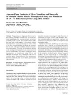 Báo cáo hóa học: 