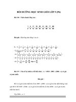BỒI DƯỠNG HỌC SINH GIỎI LỚP 5 (P6) doc