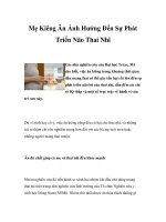 Mẹ Kiêng Ăn Ảnh Hưởng Đến Sự Phát Triển Não Thai Nhi potx