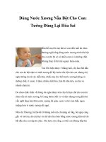 Dùng Nước Xương Nấu Bột Cho Con: Tưởng Đúng Lại Hóa Sai potx