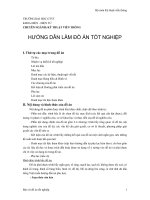 hướng dẫn làm đồ án tốt nghiệp chuyên ngành kỹ thuật viễn thông