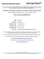 báo cáo hóa học: