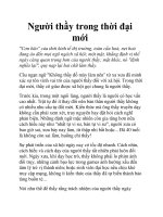 Người thầy trong thời đại mới pdf