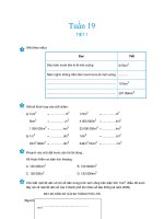 Bai tập toán_Tuần 19 potx