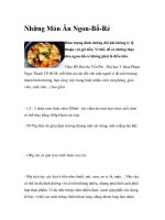 Những Món Ăn Ngon-Bổ-Rẻ doc