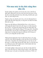 Nên mua máy in đa chức năng theo nhu cầu doc