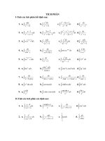 bài tập chương 3 tích phân