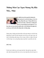 Những Món Cực Ngon Nhưng Mẹ Bầu Nên... Nhịn ppt