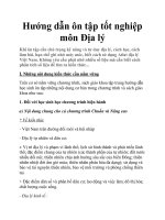 Hướng dẫn ôn tập tốt nghiệp môn Địa lý pdf