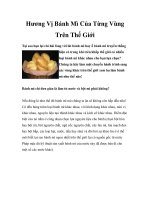 Hương Vị Bánh Mì Của Từng Vùng Trên Thế Giới doc