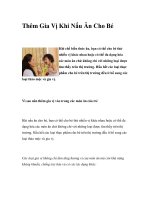 Thêm Gia Vị Khi Nấu Ăn Cho Bé pdf