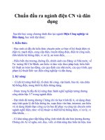 Chuẩn đầu ra ngành điện CN và dân dụng pdf