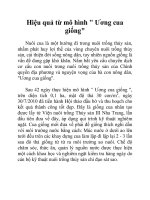 Hiệu quả từ mô hình 