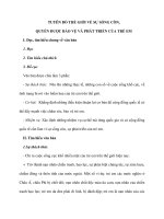 TUYÊN BỐ THẾ GIỚI VỀ SỰ SỐNG CÒN, QUYỀN ĐƯỢC BẢO VỆ VÀ PHÁT TRIỂN CỦA TRẺ EM pptx