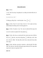 ĐỀ LUYỆN TẬP 3 potx