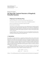 Báo cáo hóa học: 