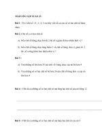 TOÁN ÔN TẬP TUẦN 23 ppt