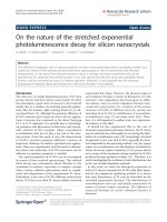 Báo cáo hóa học: 