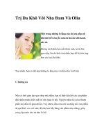Trị Da Khô Với Nha Đam Và Oliu docx