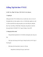 Giống Ngô lai đơn VN112 ppt
