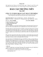 báo cáo thường niên năm 2009 công ty cổ phần dịch vụ kỹ thuật viễnthông