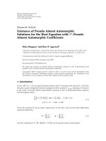 Báo cáo hóa học: 