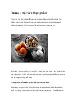 Trứng - một siêu thực phẩm pptx