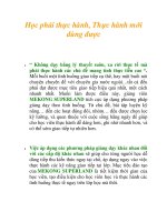 Học phải thực hành, Thực hành mới dùng được doc