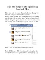 Mẹo nhỏ đáng yêu cho người dùng Facebook Chat potx