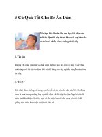 5 Củ Quả Tốt Cho Bé Ăn Dặm ppt