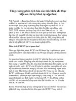 Tăng cường phân tích báo cáo tài chinh khi thực hiện cơ chế tự khai, tự nộp thuế doc