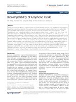 Báo cáo hóa học: 