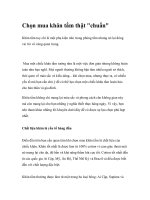 Chọn mua khăn tắm thật 