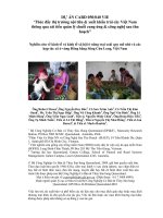 Báo cáo nghiên cứu nông nghiệp 