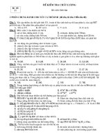 ĐỀ THI TRẮC NGHIỆM MÔN SINH HỌC NĂM 2010_ĐỀ 4 pot