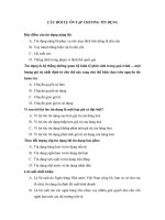 CÂU HỎI TỰ ÔN TẬP CHƯƠNG TÍN DỤNG potx