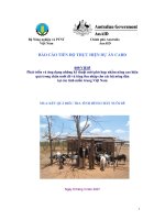 Báo cáo nghiên cứu nông nghiệp 