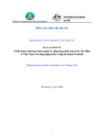 Báo cáo nghiên cứu nông nghiệp 