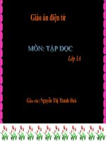 Giáo án tập đọc lớp 3 : Thư gửi bà doc