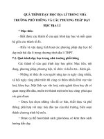 QUÁ TRÌNH DẠY HỌC ĐỊA LÍ TRONG NHÀ TRƯỜNG PHỔ THÔNG VÀ CÁC PHƯƠNG PHÁP DẠY HỌC ĐỊA LÍ pot