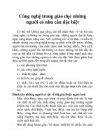 Công nghệ trong giáo dục những người có nhu cầu đặc biệt ppt