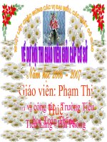 Giáo án toán lớp 2: Phép trừ không nhớ trong phạm vi 1000 pptx