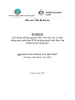 Báo cáo nghiên cứu nông nghiệp 