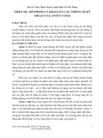 thiết kế, mô phỏng và khảo sát các thông số kỹ thuật của anten vi dải