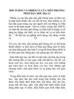 ĐỐI TƯỢNG VÀ NHIỆM VỤ CỦA MÔN PHƯƠNG PHÁP DẠY HỌC ĐỊA LÍ pot