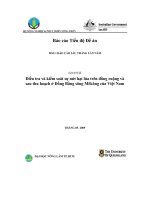 Báo cáo nghiên cứu nông nghiệp 