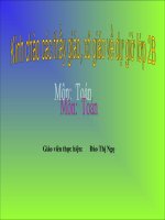 Giáo án toán lớp 2 : Ôn tập về hình học pot